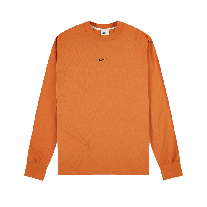 Nike NSW Style Essentials Mock Neck Top Hot Curry