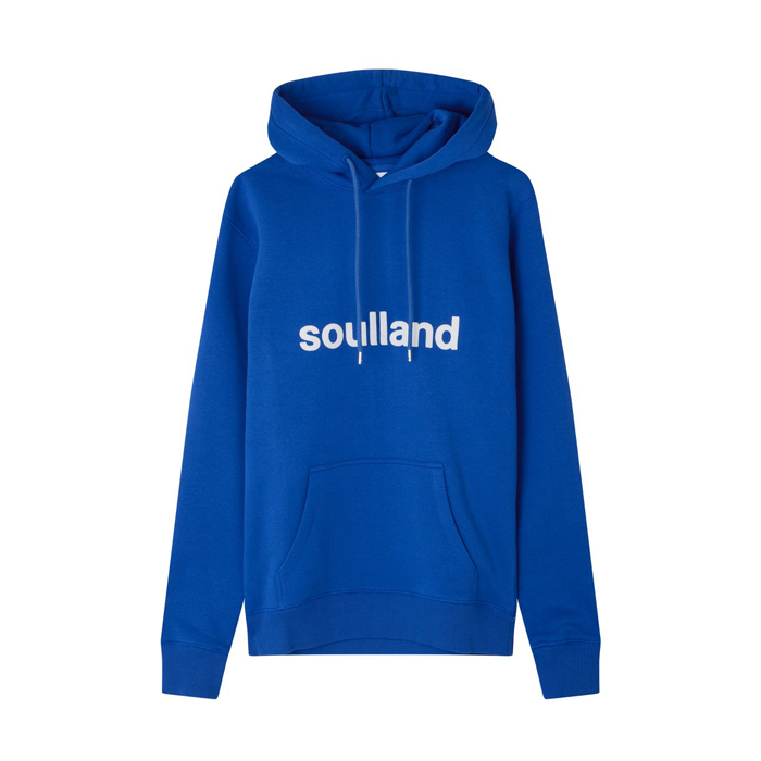 Soulland Googie Hoodie Blue