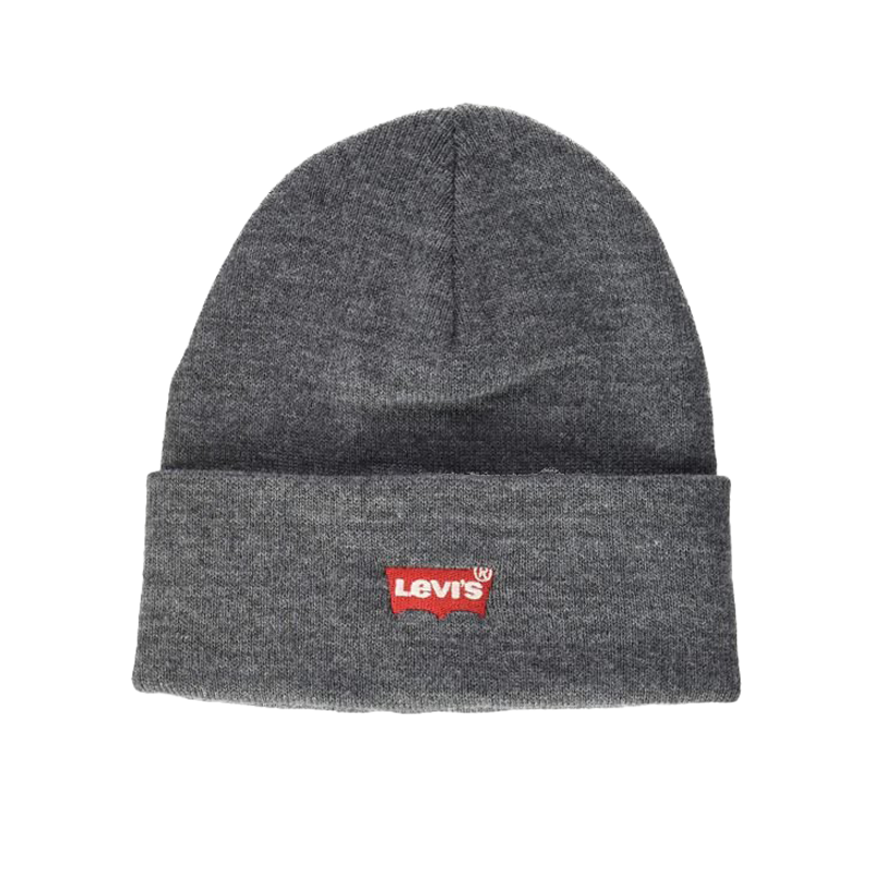 Levi's Embroidered Slouchy Beanie Grey