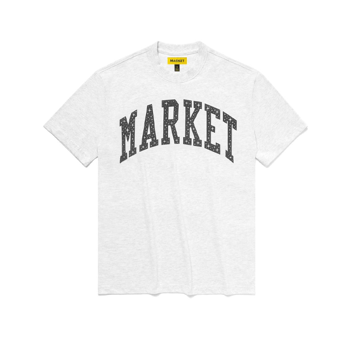 Market After Market Arc Puff Print T Shirt Ash