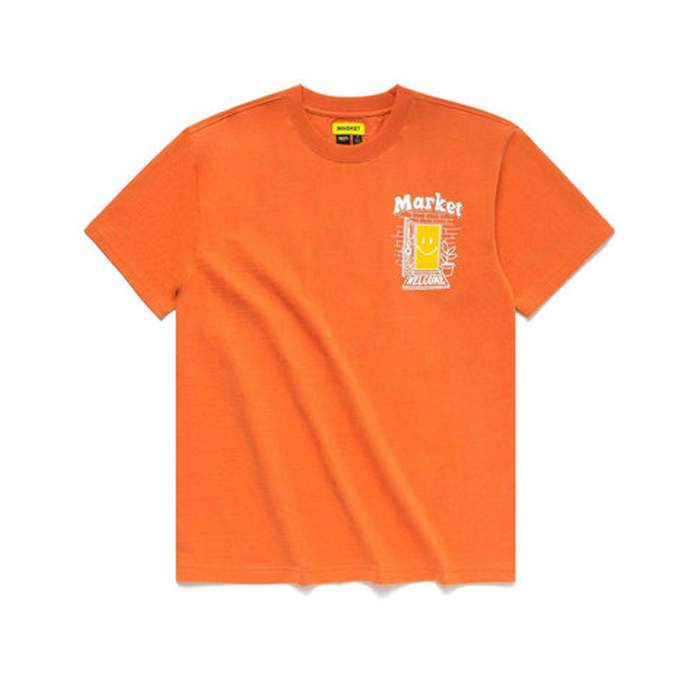 Market After Market Smiley Homegoods T Shirt Rust