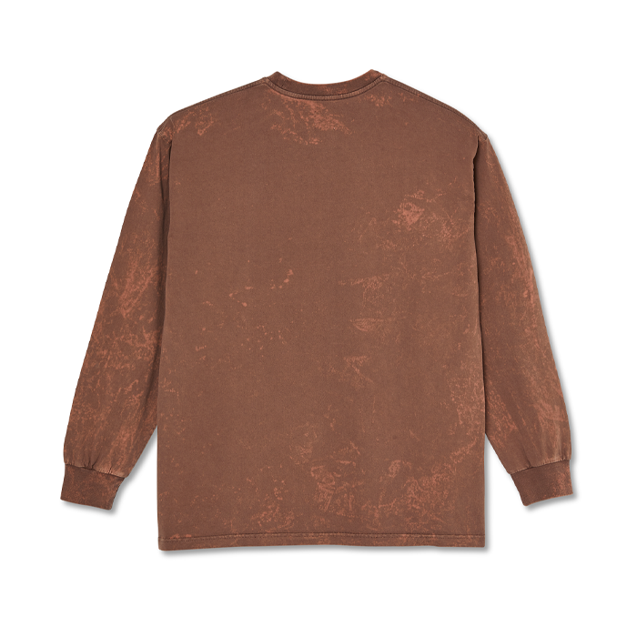 Polar Leaves And Window Longsleeve Tee Rust