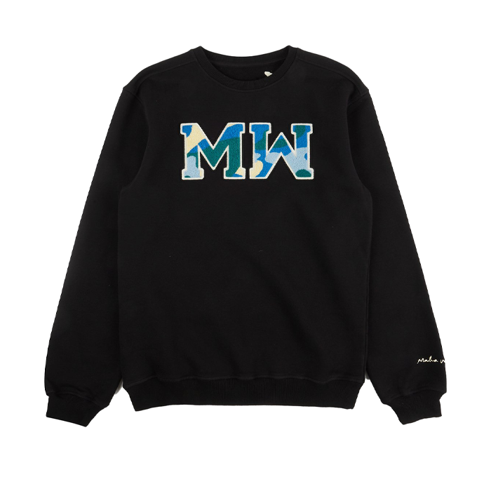 Maharishi MW Maha Warhol Embroidered Crew Organic Sweat 420