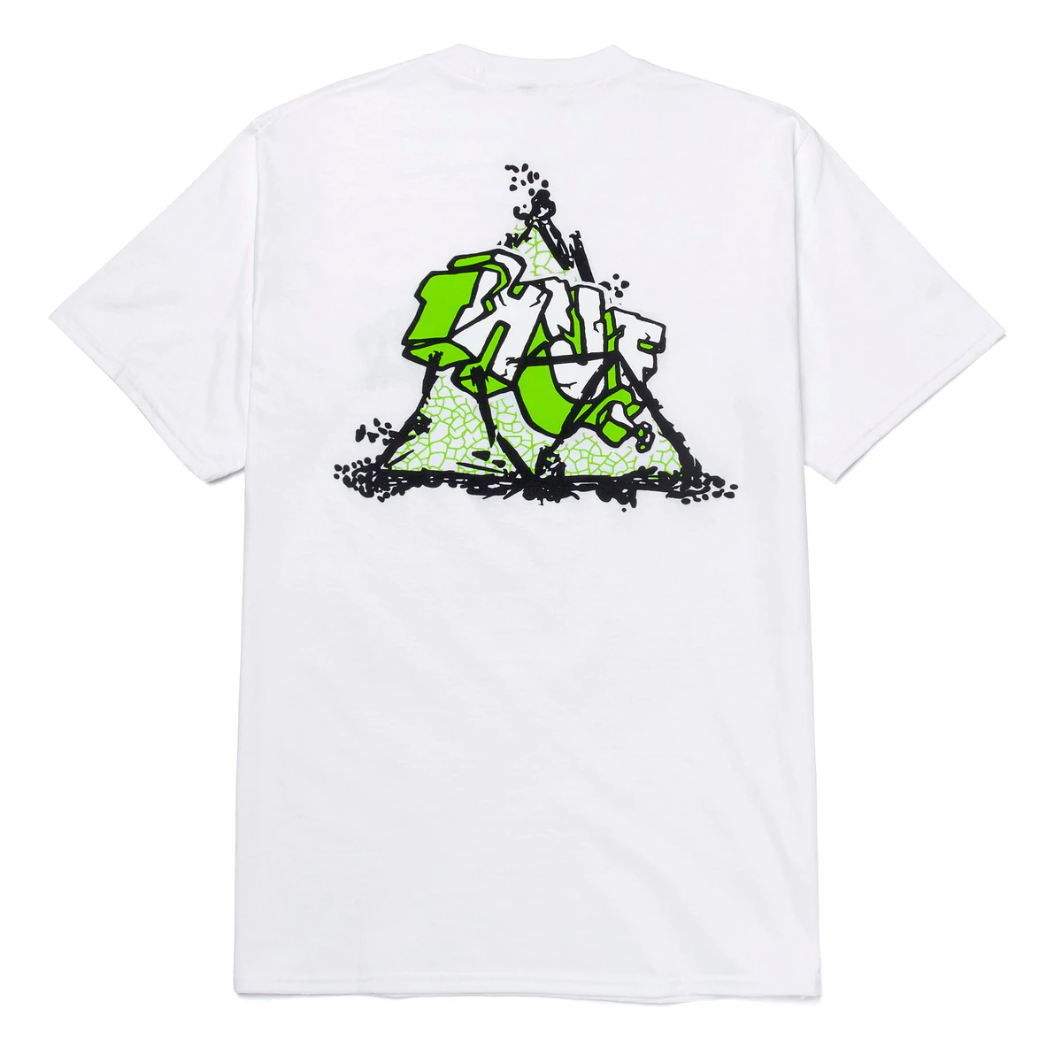 Huf Quake Triple Triangle Tee White