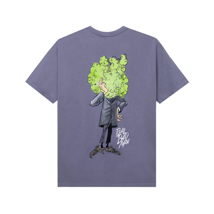 Real Bad Man Smoke Screen S/S Tee Purple