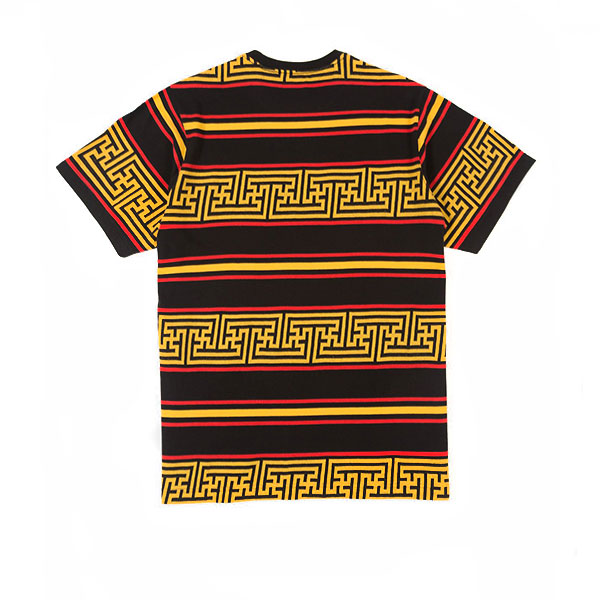 Maharishi Striped T-Shirt Flare Red