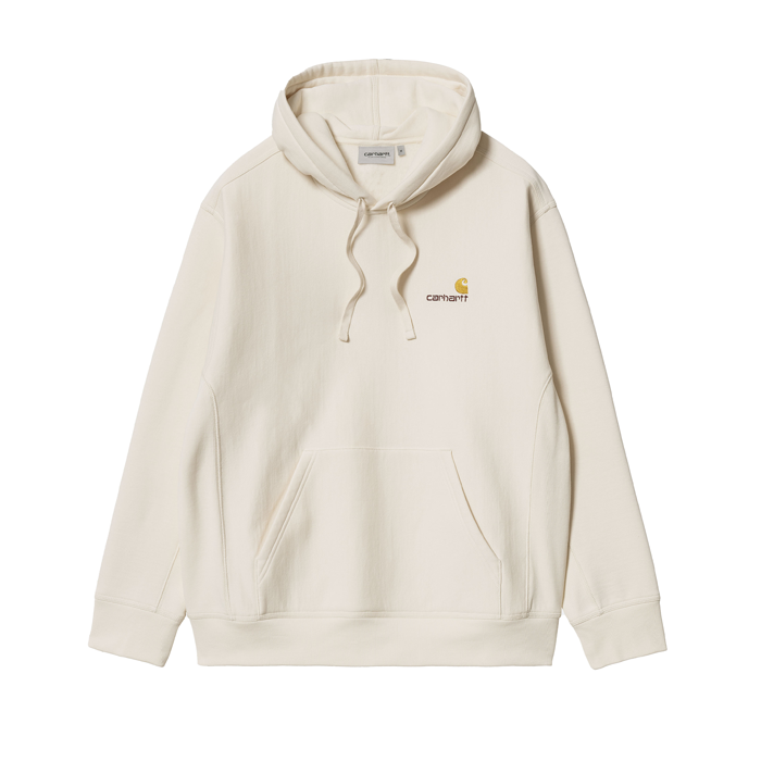 Carhartt WIP Hooded American Script Sweat Natural