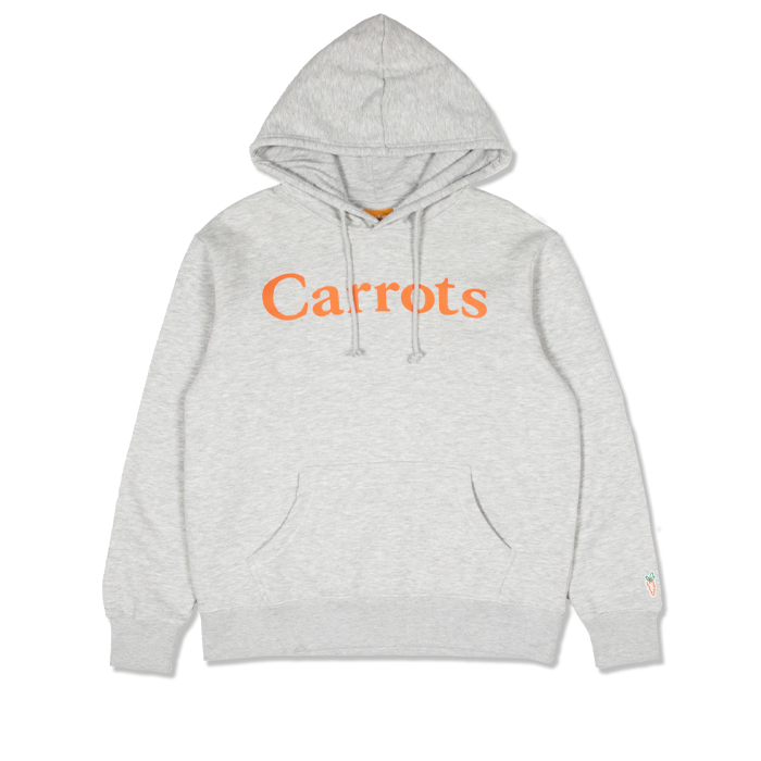Carrots By Anwar Carrots Wordmark Hoodie Grey