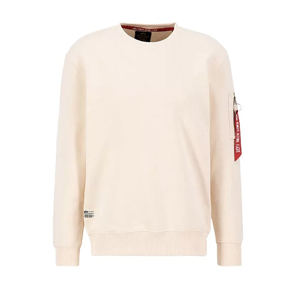 Alpha Industries USN Blood Chit Sweater 578 Jet Stream White