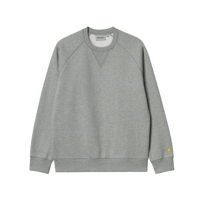 Carhartt WIP Chase Sweat Grey Heather Gold