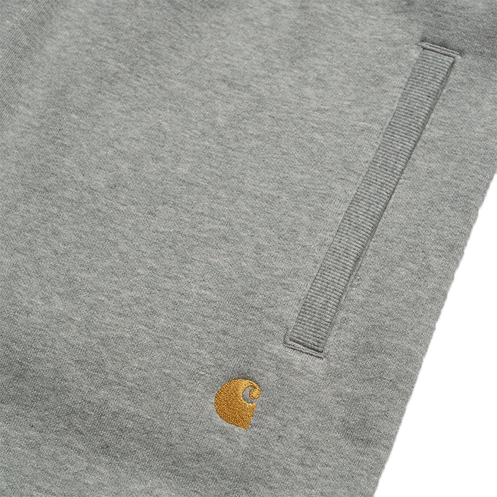 Carhartt WIP Chase Sweat Pant Grey Heather Gold