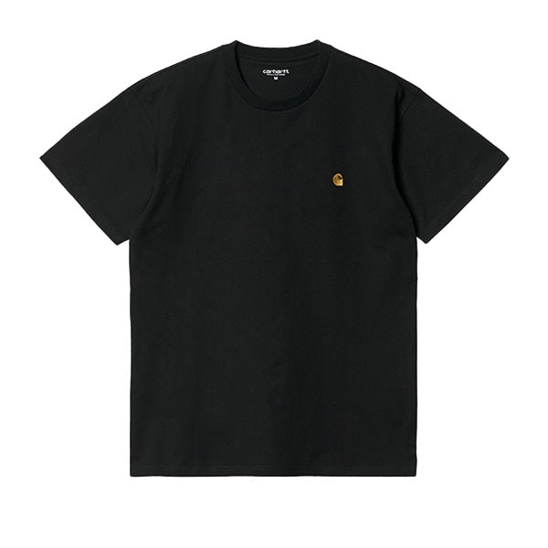 Carhartt WIP Chase T shirt Black Gold