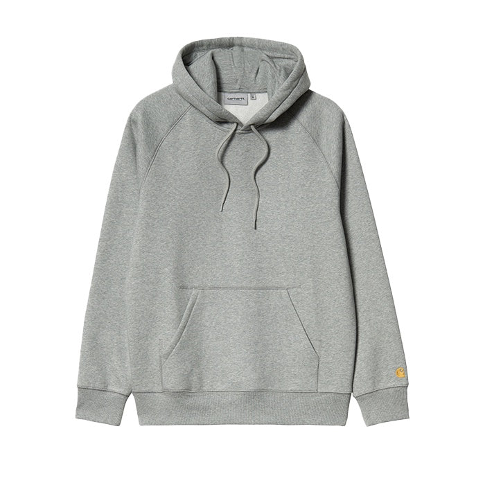 Carhartt WIP Hooded Chase Sweat Grey Heather Gold