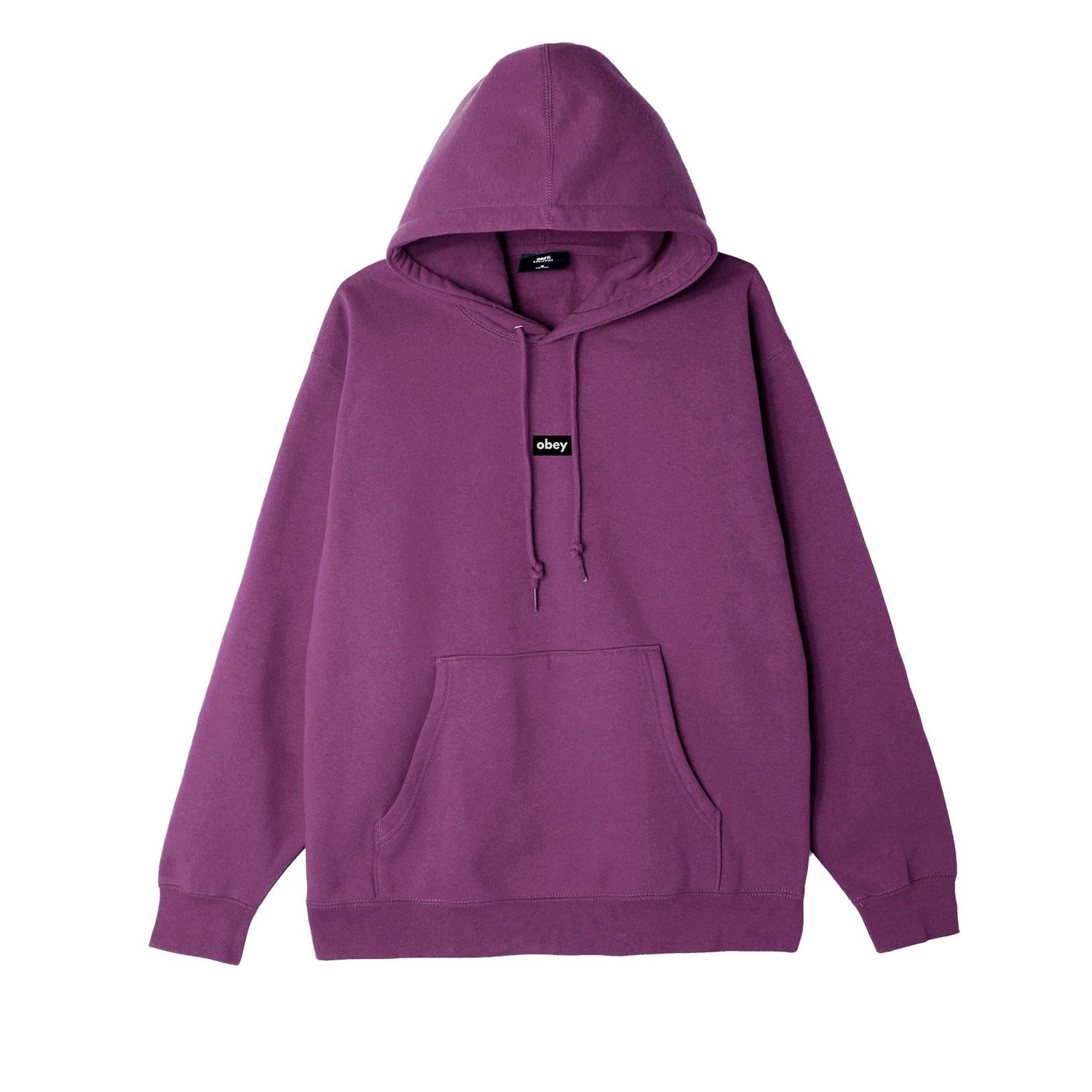 Obey Black Bar Hoodie Purple Nitro