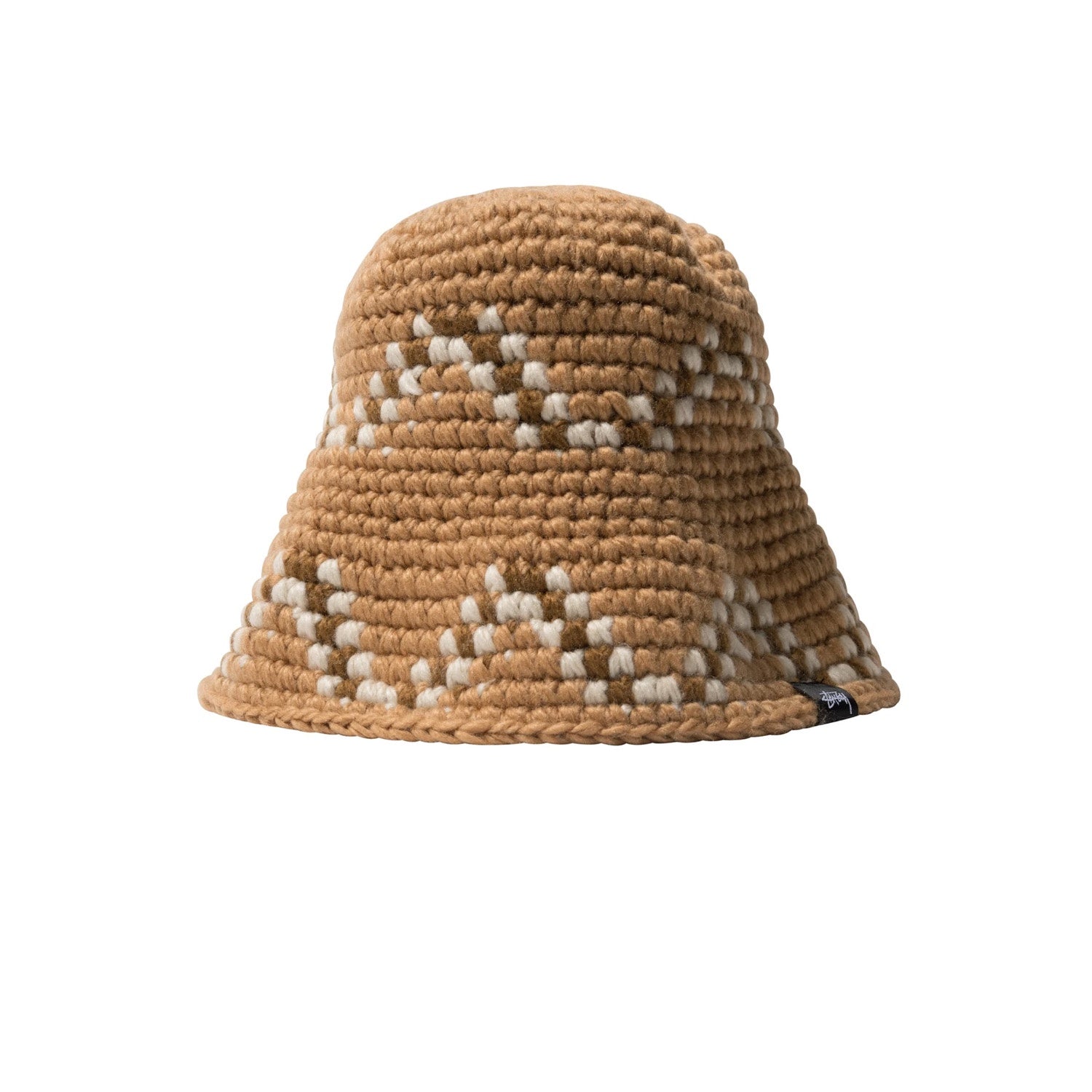 Stussy Giza Knit Bucket Hat Brown