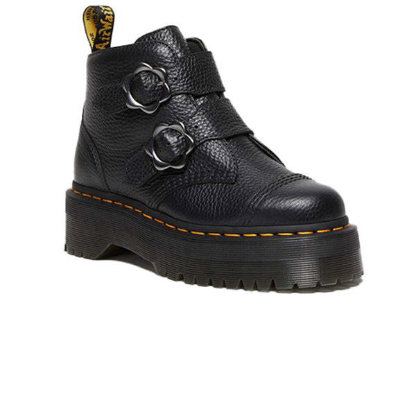 Dr Martens Devon FLWR Milled Nappa Black