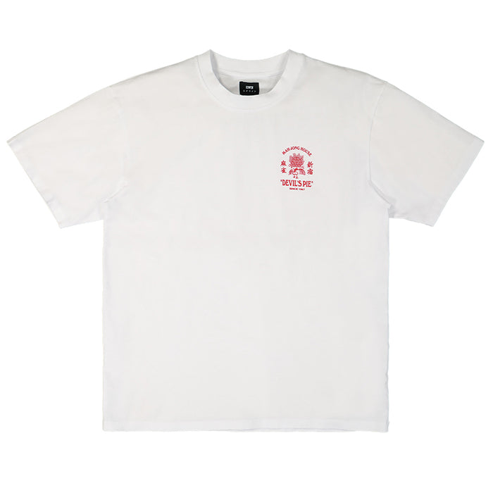 Edwin Devils Pie T Shirt White