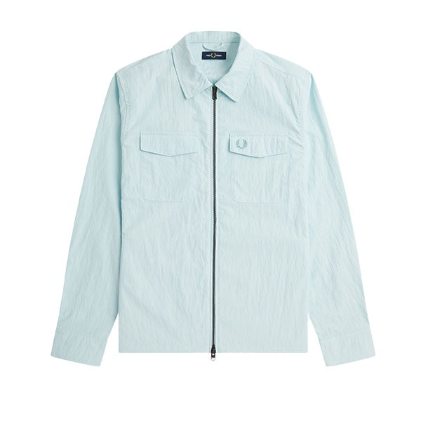 Fred Perry Zip Overshirt Light Ice