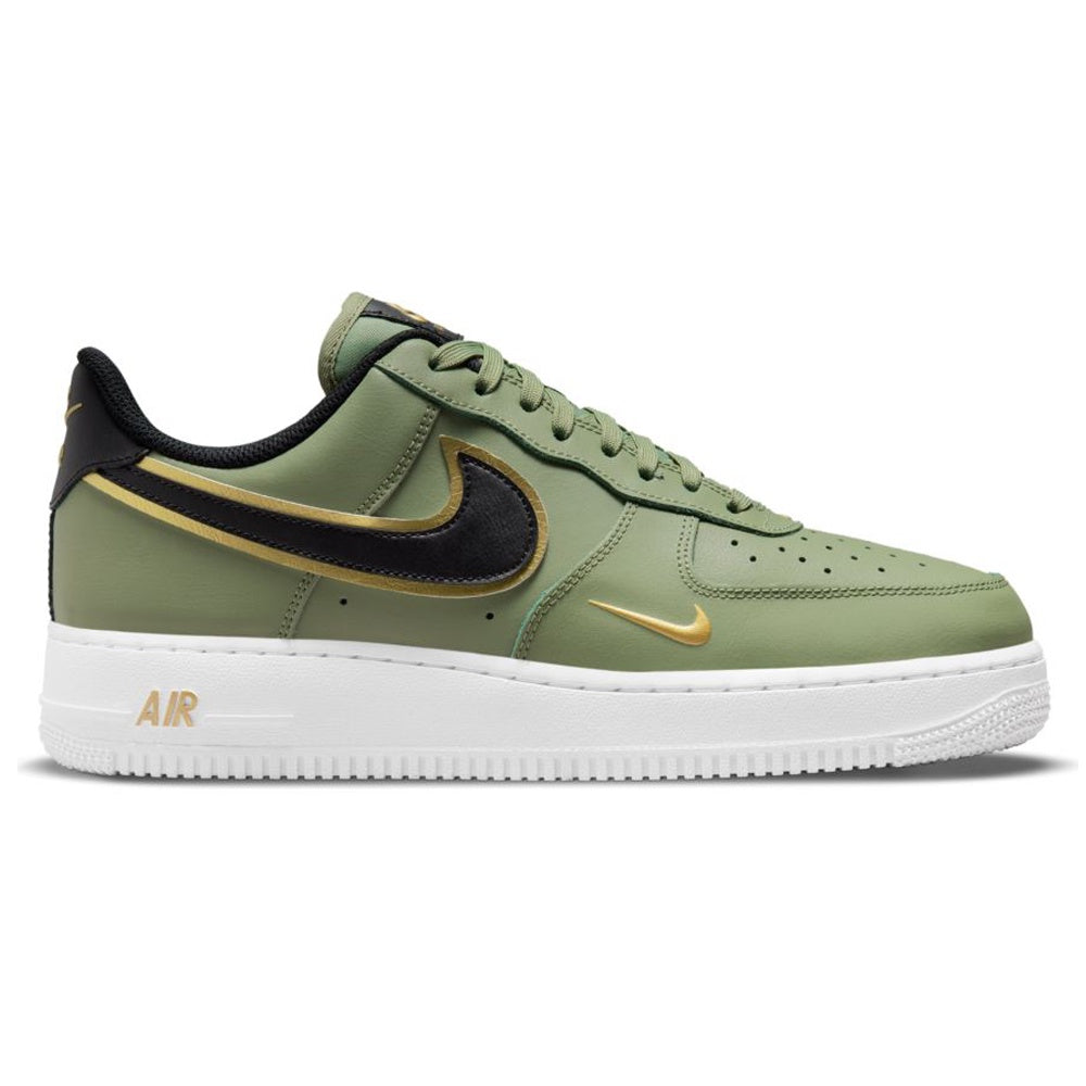 Nike Air Force 1 '07 LV8 Oil Green/Black-Metallic Gold-White