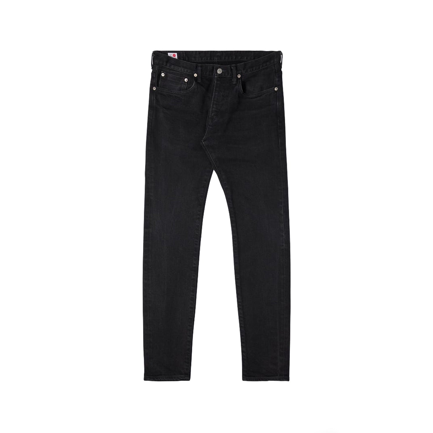 Edwin Slim Tapered Kaihara Black x Black Stretch Black (Rinsed)