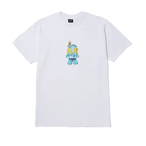 Huf Shroomery SS T Shirt White