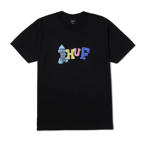 Huf Claytime SS T shirt Black