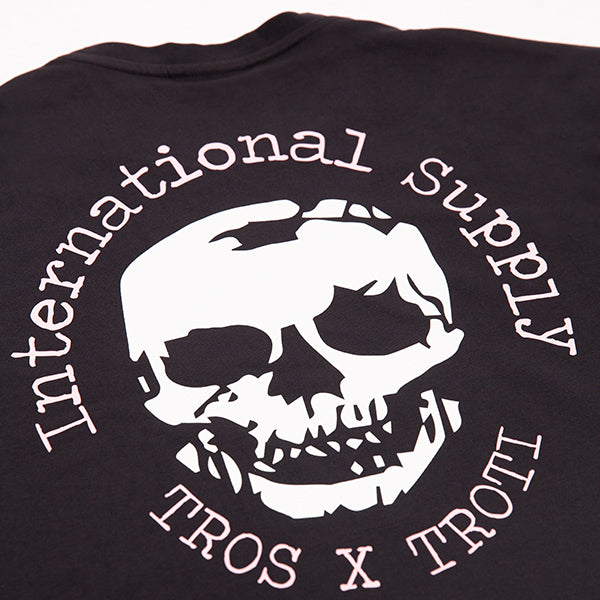 Kong International Skull Tros X Troti T shirt Black