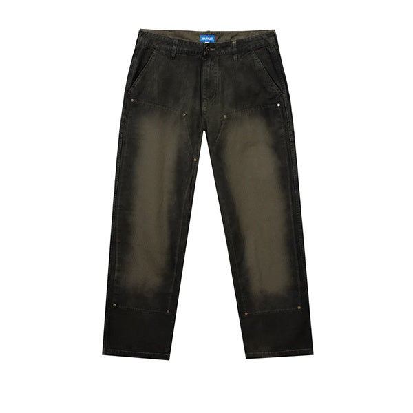 Market Margins Double Knee Pants Green