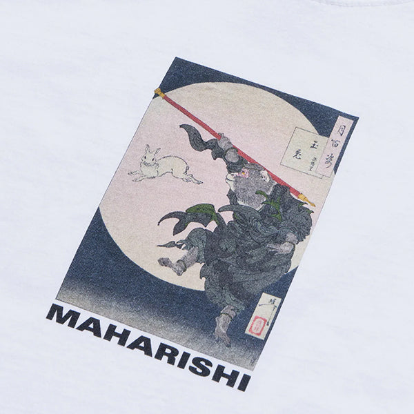 Maharishi Hare & Monkey T Shirt White
