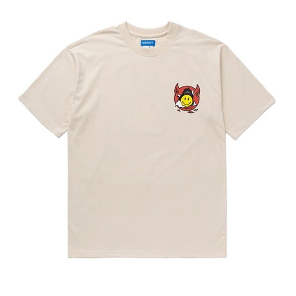Market Smiley Inner Peace T-shirt Cream