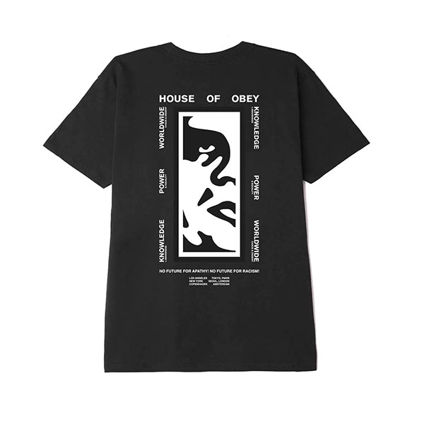 Obey Power and Equality Tee Black