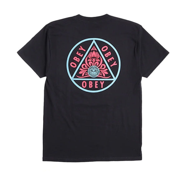 Obey Pyramid T shirt Black