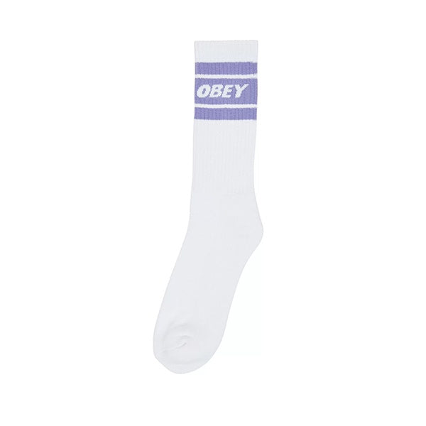 Obey Cooper II Socks White Digital Violet