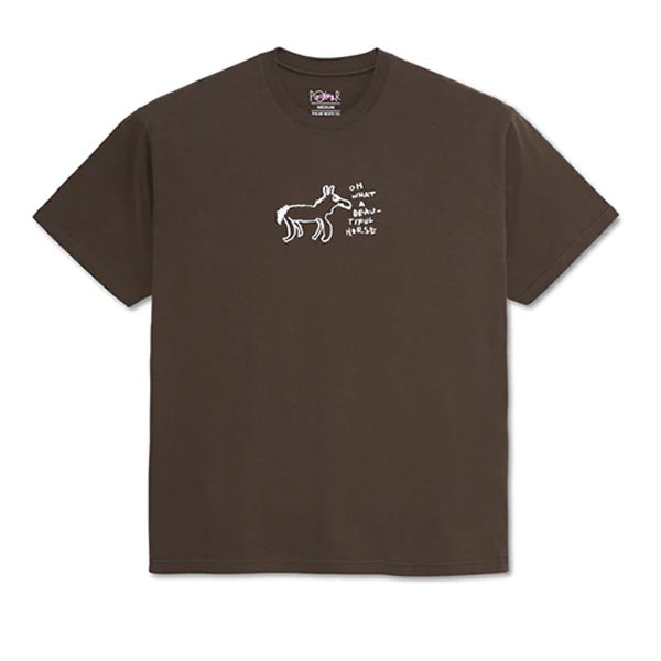 Polar Beautiful Horses Tee Chocolate