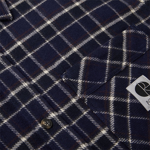 Polar Flannel Shirt Rich Navy