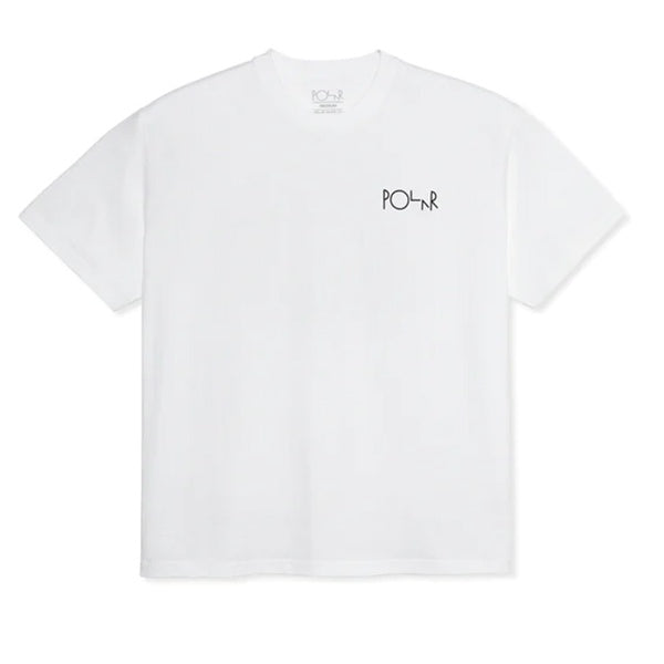 Polar Fill Logo Tee White 23