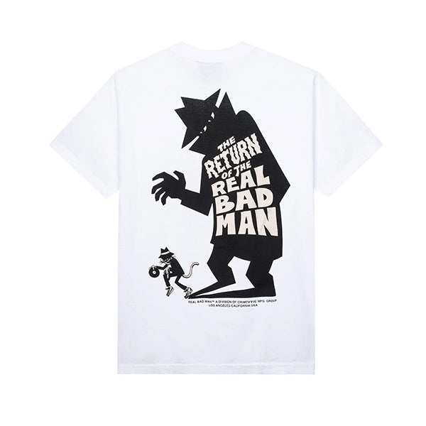 Real Bad Man Return Of The Real Bad Man Tee White