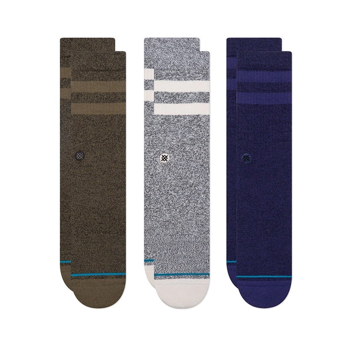 Stance The Joven 3 Pack Socks Grey