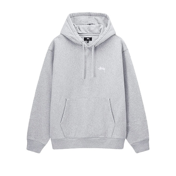 Stussy Stock Logo Hood Grey Heather 23