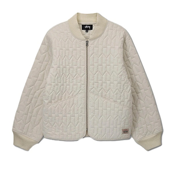 Stussy S Quilted Liner Jacket Cream