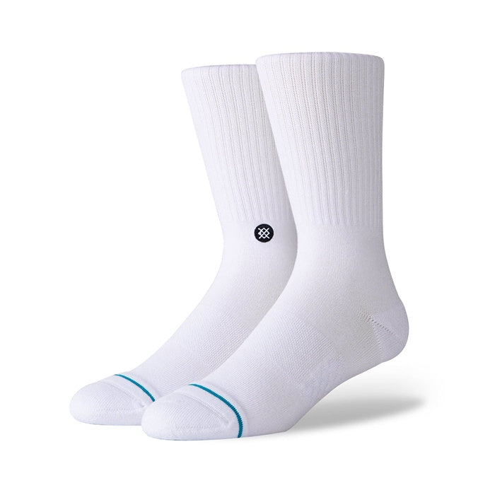 Stance Icon Sock White Black