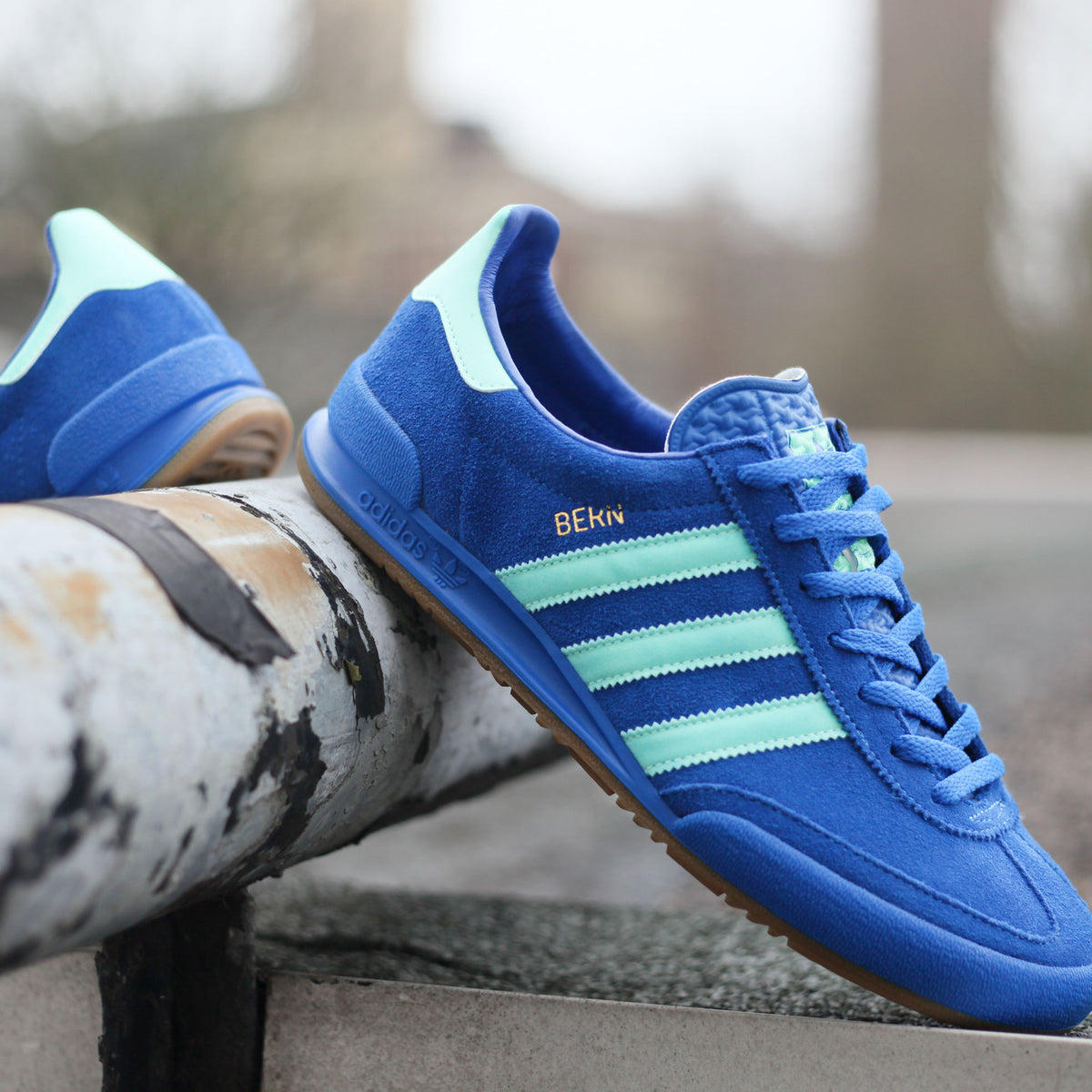 adidas gazelle silver green womens adidas Bern W IG2004 main image 1