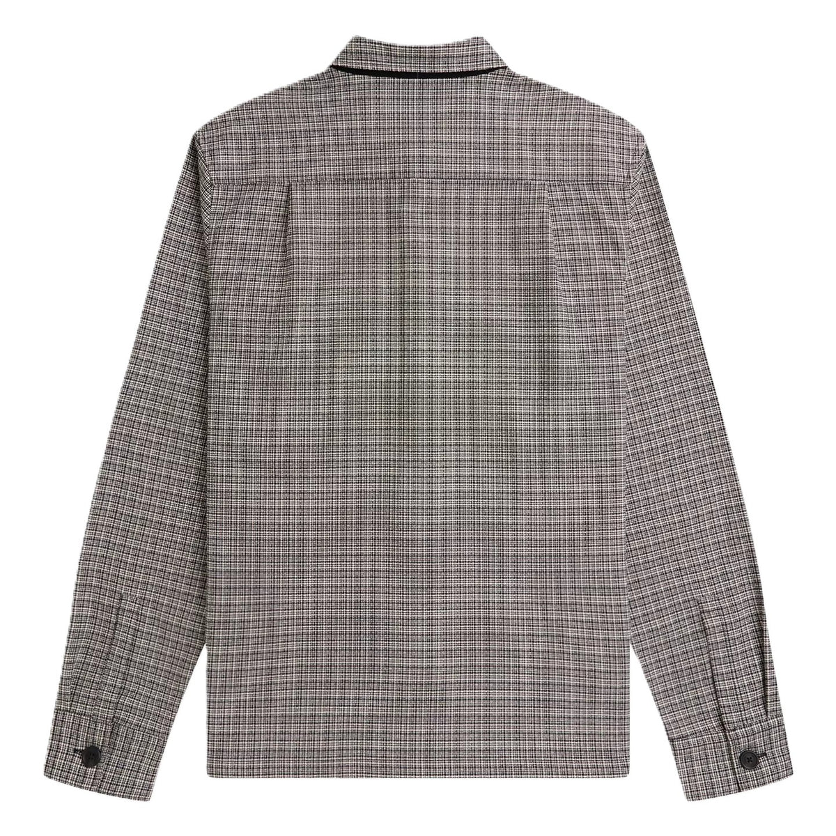 Fred Perry Textured Overshirt Off Tone Black