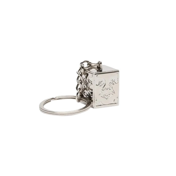 Obey Icon Face Cube Key Chain