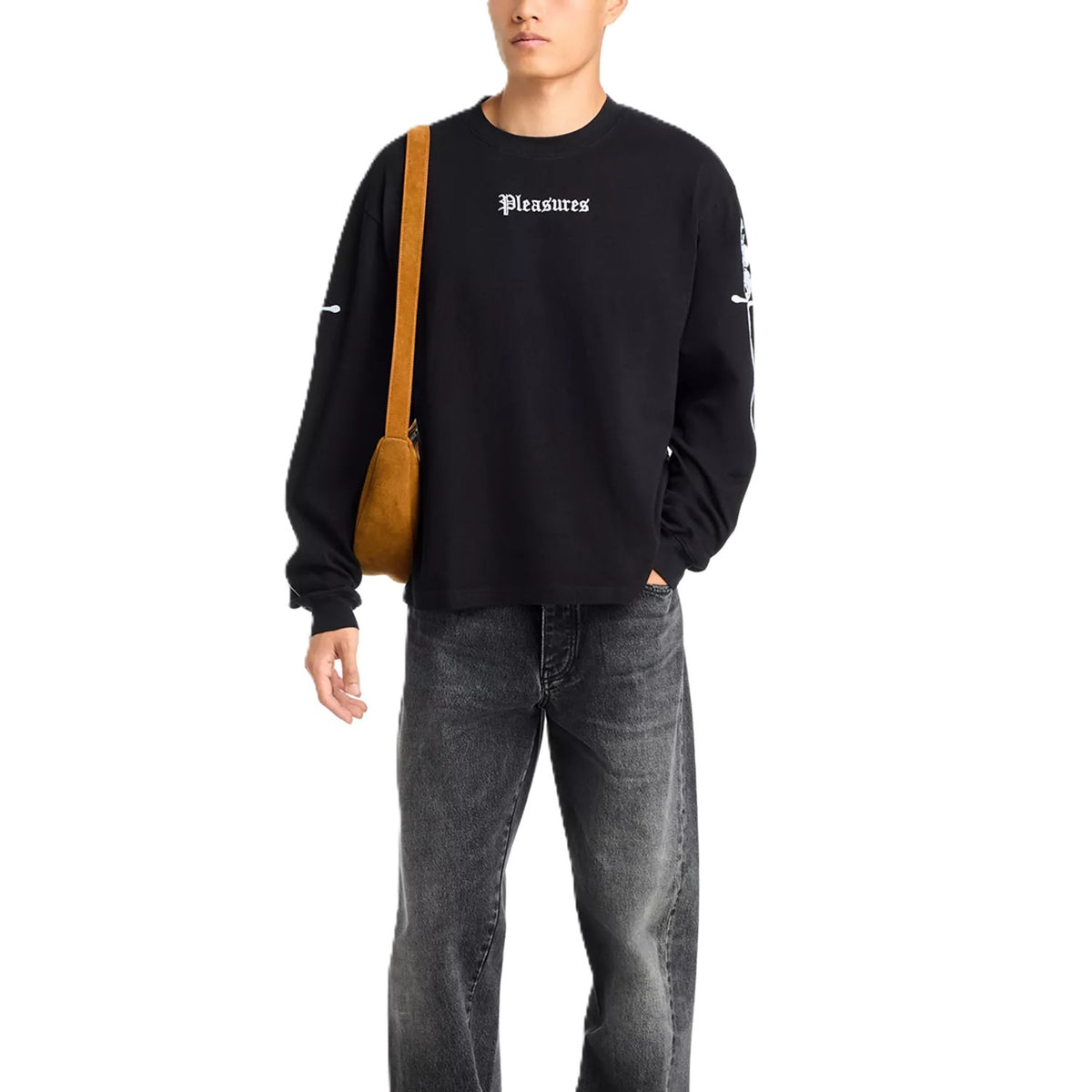 Pleasures Luster Cotton Long Sleeve Tee