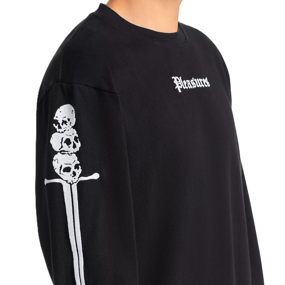Pleasures Luster Cotton Long Sleeve Tee