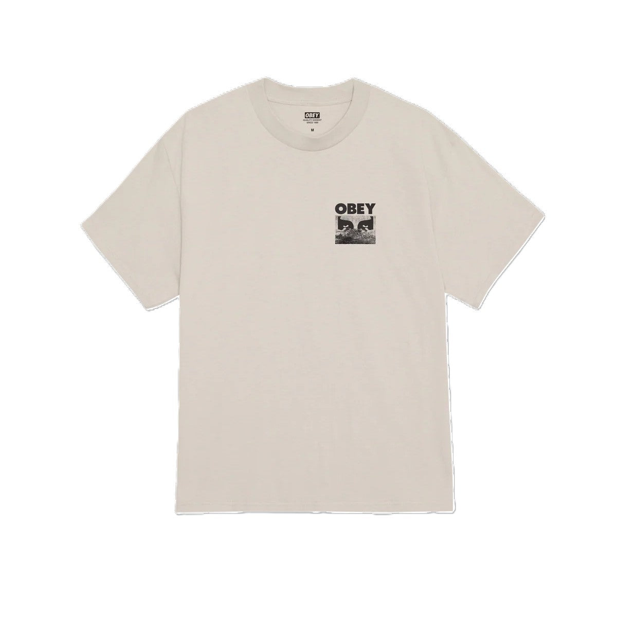 Obey In A Different Place Tee Silver Grey