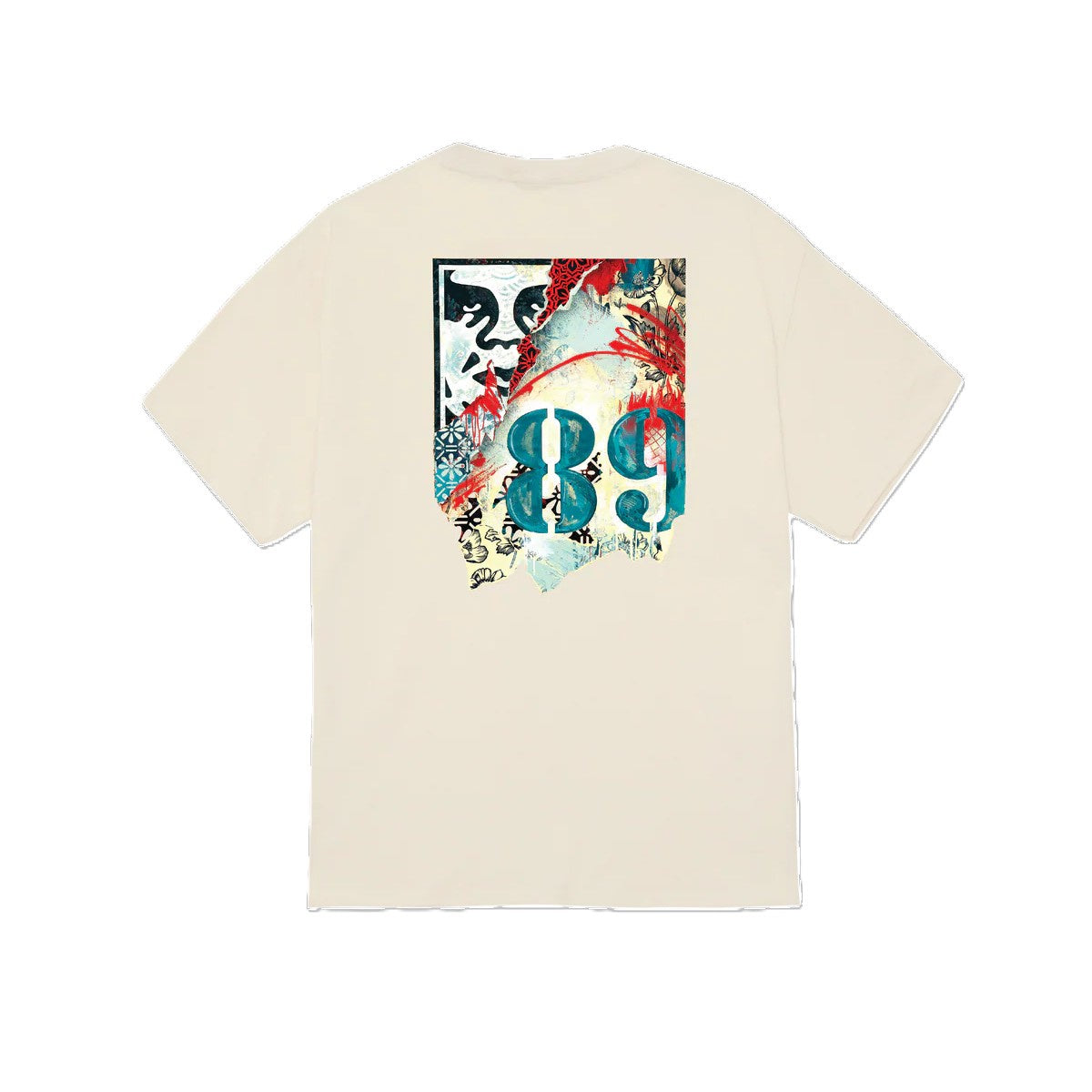 Obey Lisbon Icon T-Shirt Cream