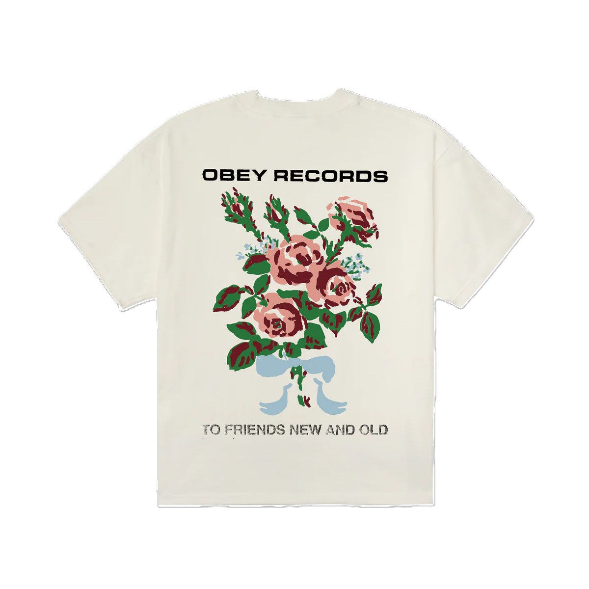 Obey To New Friends And Old Heavyweight T-Shirt
