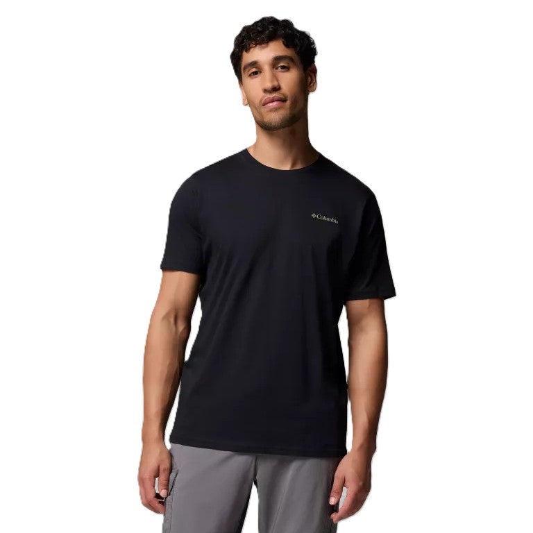 Columbia North Cascades T-Shirt Black Framed Treebark